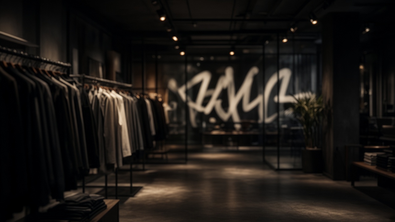 Dark clothing store interior for the Zudio Franchise application form
